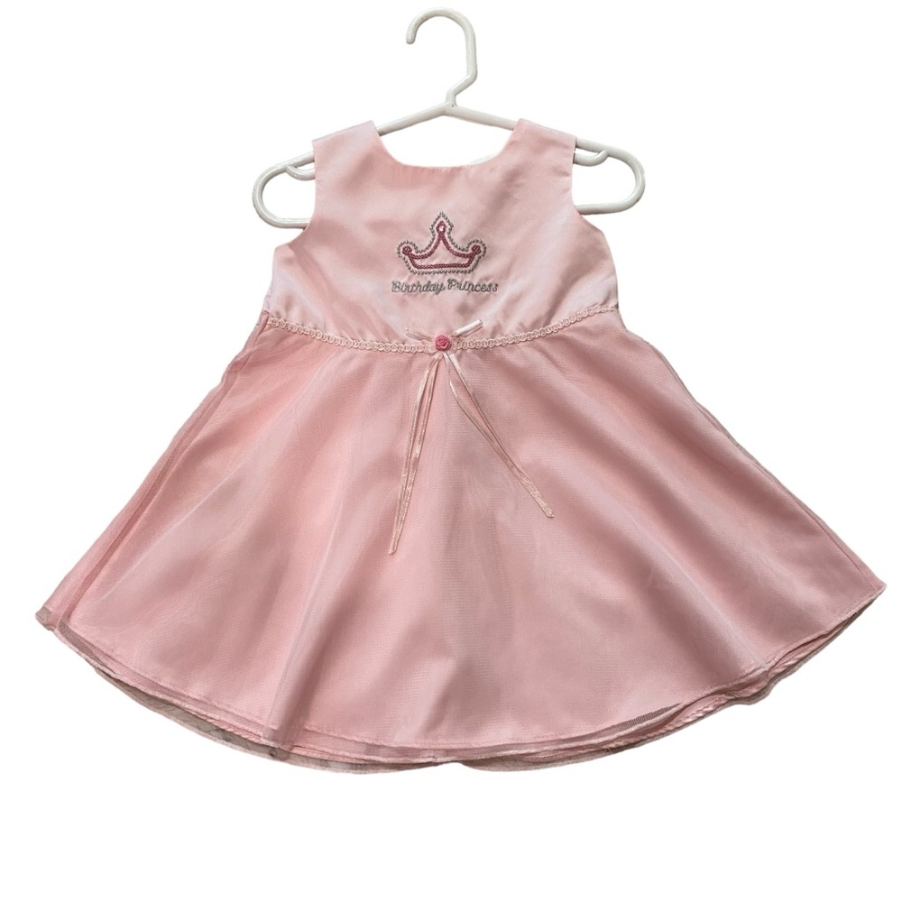 Girls | 24 Months| Birthday Princess Pink Dress